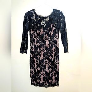 Adrianna Papell Lace Dress Size 2